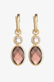 Geometric Crystal Drop Earrings